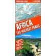 Imagine 1/3 - Cartographia-Africa - cele mai înalte vârfuri harta trekking-9788361155287