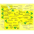 Imagine 3/3 - K 202 Linz și împrejurimi, Mühlviertel, Wels, Steyr harta turistică