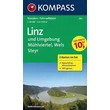 Imagine 1/3 - Cartographia-K 202 Linz și împrejurimi, Mühlviertel, Wels, Steyr harta turistică-9783854916550