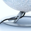 Imagine 5/5 - Cartographia - Glob iluminat LUNA, 30 cm - cu talpa din metal - 8007239977211