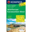 Imagine 1/3 - Cartographia-K 61 Lacul Wörthi / Karawanken Vest  harta turistică-9783850267069