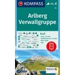 Imagine 1/3 - Cartographia-K 33 Arlberg, Verwallgruppe harta turistică-9783990443118
