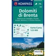 Imagine 1/2 - Cartographia-K 688 Dolomiții Brenta, Madonna di Campiglio, Andalo, Molveno harta turistică-9783990443323
