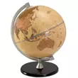 Imagine 1/2 - Cartographia - Glob pamantesc Zoffoli JAMES COOK (apricot), 33 cm - talpa de lemn, meridian metalic