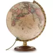 Imagine 1/7 - Cartographia-Glob pamantesc Antic, 30 cm - iluminat,  antic, talpa din lemn, meridian metalic (limba maghiara) - 5708017002868