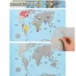 Imagine 4/6 - Cartographia-Harta lumii răzuibilă (engleză) - albastru-argintiu-4029811337460
