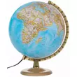 Imagine 3/7 - Glob pământesc Gold C, 30 cm - iluminat, politic, talpa din lemn, National Geographic