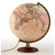 Imagine 11/11 - Cartographia-Glob pământesc, 30 cm - iluminat, antic, talpa din lemn, meridian din metal, limba engleză-8007239009684