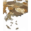 Imagine 7/8 - Cartographia - Harta Europa din lemn puzzle 3D – Harta de perete 3D - 110x108 cm - mix - engleza
