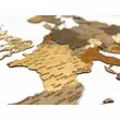 Imagine 8/8 - Cartographia - Harta Europa din lemn puzzle 3D – Harta de perete 3D - 110x108 cm - mix - engleza