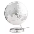 Imagine 1/6 - Cartographia-Glob LIGHT&amp;COLOUR METAL CHROME, diametru 30 cm, cartografia in engleză - 8007239972995