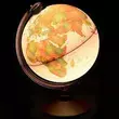Imagine 7/12 - Glob pământesc MARCO POLO, 30 cm - iluminat, antic, cu talpa din plastic
