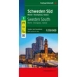 Imagine 1/4 - Cartographia-Hartă parțială a Suediei (1): Sud – Malmö – Helsingborg – Kalmar – hartă Freytag-9783707922868