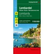 Imagine 1/3 - Cartographia-Lombardia - Milano - Nord - lacuri italiene harta regiunii -Freytag-9783707921748