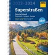 Imagine 1/4 - Cartographia -Germania, Elvetia, Austria, Europa SuperStrassen atlas - ADAC-9783826422683