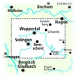 Imagine 4/5 - Cartographia - PP0283 Wuppertal - Bergisches Land harta de ciclism - 9783747302835