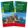 Imagine 1/2 - Cartographia - Sicilia - set 2 hărți (Vest, Est), (AK0634) - 9783707916720