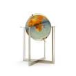 Imagine 2/3 - Cartographia-Glob pamantesc STEEL BLUE, 50 cm - iluminat, suport din metal - 8000623001172