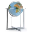 Imagine 1/3 - Cartographia-Glob pamantesc STEEL BLUE, 50 cm - iluminat, suport din metal - 8000623001172