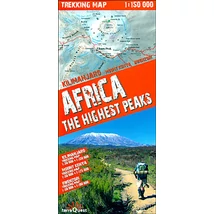 Cartographia-Africa - cele mai înalte vârfuri harta trekking-9788361155287