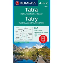 Cartographia-K 2100 Tatra harta turistică-9783990443903