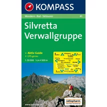 Cartographia-K 41 Silvretta - Verwallgruppe harta turistică-9783854910473