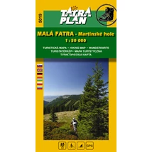 Cartographia-TP5019 Fatra Mică, Martinské harta turistică-9788089134489