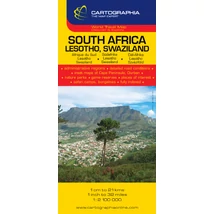 Cartographia-Africa - Sud, Lesotho, Swaziland harta-9789633529508