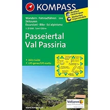 Cartographia-K 044 Passeiertal / Val Passiria  harta turistică-9783850264563