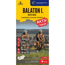 Cartographia-Balaton I. harta - partea de Est-9789633520161