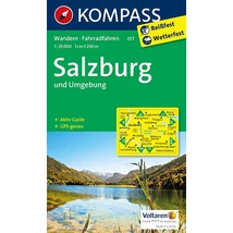 Cartographia-K 017 Salzburg și împrejurimi harta turistică-9783850265201