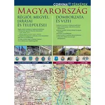 Cartographia-Regiuni, judete și dealurile / Ungariei harta duo-9789631361377