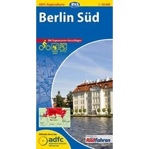 Cartographia-ADFC harta de  ciclism - Berlinul de Sud-9783870736354