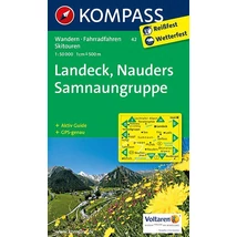 Cartographia-K 42 Landeck, Nauders, Samnaungruppe harta turistică-9783850265423