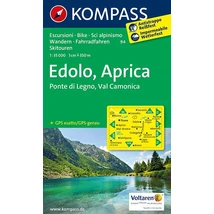 Cartographia-K 94 Edolo - Aprica harta turistică-9783990441770