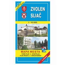 Cartographia -Harta orașelor Zvolen, Sliač - VKU - 8586003320632