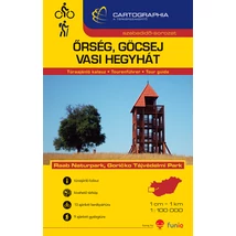 Cartographia-Őrség, Göcsej, Creastă Vasi ghid turistic-9789633525876