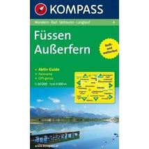 Cartographia-K 4 Füssen - Ausserfern harta turistică-9783854910060
