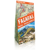 Cartographia-Munții Făgăraș, Munţii Bucegi, Munţii Piatra Craiului harta treking-9788361155751