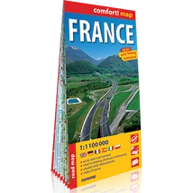 Cartographia-Franţa harta Comfort (laminat)-9788380466067