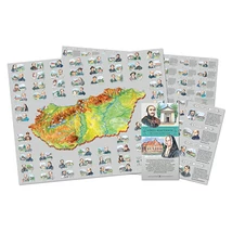 Cartographia-Unguri celebri, monumente istorice harta obiective turistice-9786158008570