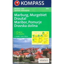 Cartographia-K 2802 Maribor, Pomurje, Drava harta turistică-9783850261357