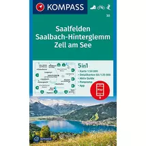 Cartographia-K 30 Saalfelden, Saalbach - Hinterglemm, Zell am See harta turistică-9783990444054