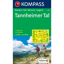 Cartographia-K 04 Tannheimer Tal harta turistică-9783854916444