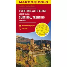 Cartographia-Italia - Tirol de Sud harta regiunii  , Trentino, Lacul Garda harta-9783829739757