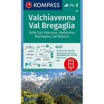 Cartographia-K 92  Valchiavenna - Val Bregaglia harta turistică-9783990444344