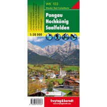 Cartographia-WK103 Pangau - Hochkönig - Saalfelden harta turistică (Freytag)-9783850847063