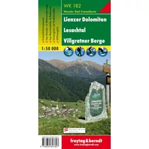 Cartographia-WK182 Lienzer Dolomiten - Lesachtal - Villgratner Berge harta turistică (Freytag)-9783850847827