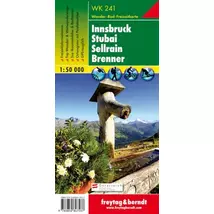 Cartographia-WK241 Innsbruck - Stubai - Sellrain - Brenner harta turistică (Freytag)-9783850847537