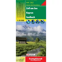Cartographia-WK382 Zell am See - Kaprun - Saalbach harta turistică (Freytag)-9783850847384